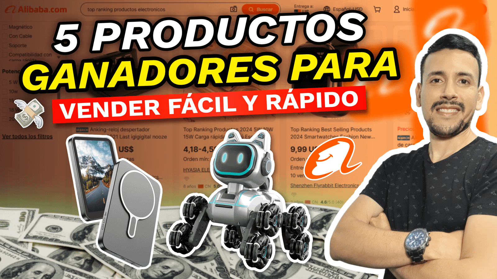 5 PRODUCTOS GANADORES para Importar de China y Ganar MUCHO DINERO 2025